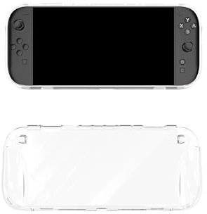 Coque de protection pour Nintendo Switch 2, coque en TPU souple pour Switch2 avec design intégré et protection complète, rose scintillant