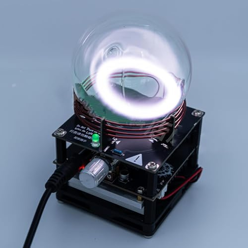 HYYKEJI Plasma Ring Exciters, Glas Glow Device, Plasma Globe Kit, für Party Dekoration, Outdoor Aktivitäten Warnsignal und Wissenschaft Geschenk