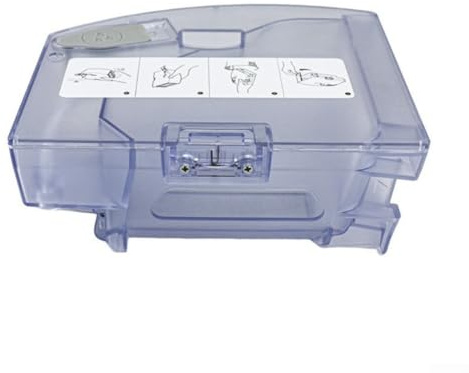 Nettoyeur vapeur avec réservoir d'eau et poubelle, 1 paquet transparent 16 x 14,3 x 6,5 cm pour aspirateurs robots, double fonction, collecte efficace de la poussière, utilisation domestique