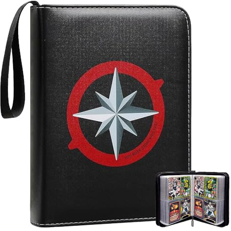 SKIKHN Stray Kids Fotokarten 400 Taschen, Stray Kids Photocard Binder mit Reißverschluss Tragegriff, Kpop-Sammelalbum, 50 Seiten, Süßer Cartoon-Fotokartenordner mit 4 Fächern, für Jungen und Mädchen-C