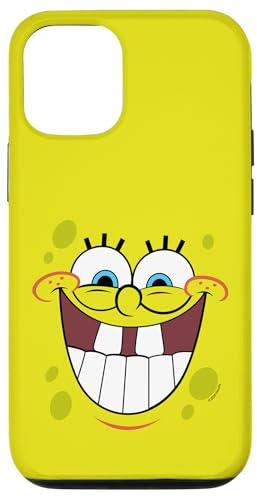Official SpongeBob SquarePants merchandise Big Smile Yellow Case for iPhone 12/12 Pro