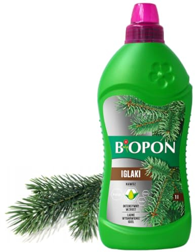 Concime liquido per conifere e siepi 1L - concentrato fogliare - vaso e giardino