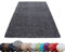 HomebyHome Shaggy Teppich Läufer Flur 80 x 250 cm - Shaggy Teppich Hochflor Grau Extra Weich und Flauschig - Bettvorleger Teppiche für Schlafzimmer - Waschbarer Küchenläufer - Carpet, Halı, Kilim