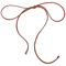 Gazechimp Neue damen Dünne Schmale Bowknotgurt Leder Gürtel Bauchkette Kleidgurt - Beige, one size