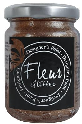 FLEUR DESIGNER'S PAINT | Fleur Glitter In Polvere, 90Gr, Coffee
