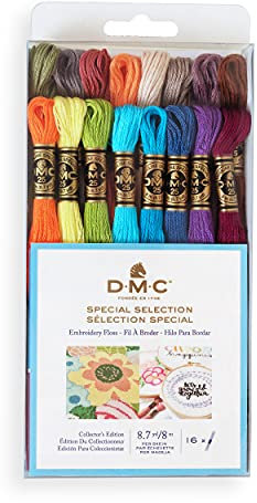 DMC Confezione speciale di 16 matasse di filo da ricamo
