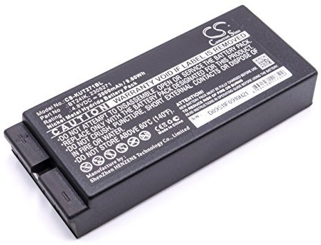vhbw Akku kompatibel mit Danfoss IK3, IK4, T70/4, T70/8, T70/3 Industrie-Funkfernsteuerung Fernbedienung (2000 mAh, 4,8 V, NiMH) - Schwarz