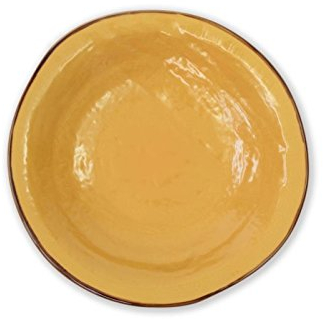 Novità Home Mediterraneo 4 Piatti Fondi Gres Giallo