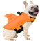 FONLAM Schwimmweste Hund Hundeschwimmweste Schwimmweste für Kleine Mittelgroße Hunde Rettungsweste Warnweste Schwimmbad (S, Orange)