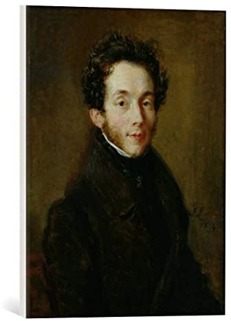 kunst für alle Leinwandbild: Sir Thomas Lawrence Carl Maria Friedrich Ernst von Weber - hochwertiger Druck, Leinwand auf Keilrahmen, Bild fertig zum Aufhängen, 40x50 cm
