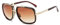 Lovelegis Sunglasses for men - Tony Stark - Iron man - Vintage - Retro - Boy - Brown frame - Brown lens