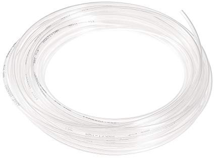 sourcing map Pneumatic Air Tubing, 4mm OD x 2.5mm ID 7m(3.2 Feet) PU Polyurethane Air Compressor Tubing Hose Pipe Clear