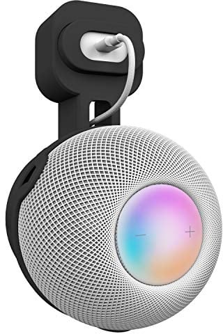 Molitececool Wandhalter für Homepod Mini, stabile Lautsprecher-Wandhalterung für Homepod Mini, platzsparend, exzellentes Kabelmanagement ohne Kabelsalat