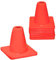 Koozam Sports 6 Pack Heavy Duty 6 Inch Sports Pro Training Cones - Won't Fly Away in Wind Or Crack for Football, Soccer, Parking, Construction, Safety & More