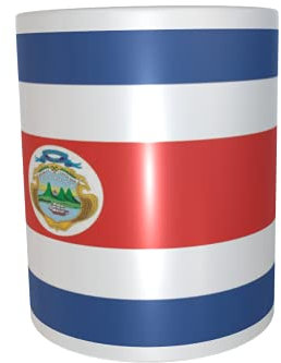 U24 Tasse Kaffeebecher Mug Cup Flagge Costa Rica
