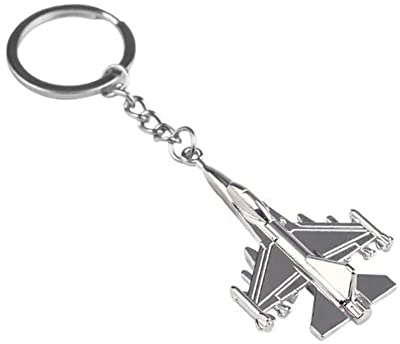 ARFUKA Schlüsselanhänger Autoschlüsselanhänger Metall Keychain Kämpfer Flugzeug Anhänger Schlüsselring Geburtstag Valentinstag Weihnachtsgeschenke für Frauen und Männer