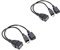 NOPEILVI Adaptador Ethernet USB de 2 Puertos, Adaptador OTG para Fire TV Stick 3 o 2nd Gen - Negro