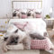 JEFFEL Katze Bettwäsche Set 135 x 200 cm, Tiermotiv, Kinderbettwäsche, Cat Muster Bettbezug 3D Haustier Katze Bettbezug Set, mit Bettbezug und Kissenbezug (220 x 240 cm, Katze-5)