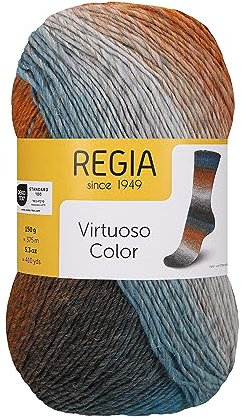 Regia Virtuoso Color ca. 375 m 03073 urban mood 150 g Wolle/Polyamid-Mischung Garn