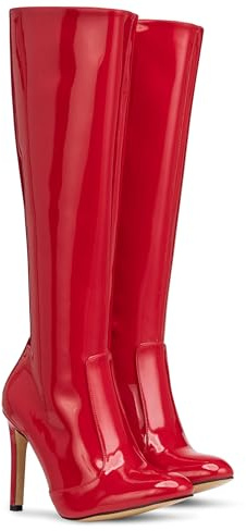 Michael Soul Donna - Klassische Stiletto Stiefel in braun matt Schuhgröße EUR 41