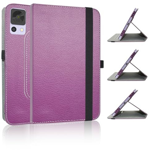 JRTAL PU Leather 360 Degree Rotating Flip Cover for DOOGEE T20 Mini/T20 Mini Pro/iPlay 50 mini Pro NFE/iplay 50 Mimi Pro 8.4 Tablet - Purple
