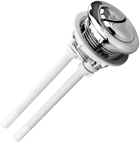 Toilet Push Button Flush Replacement, YTOOK Dual Toilet Flush Button Round Head Toilet Flush Button Replacement Accessories for Bathroom Toilet Water Tank Repair