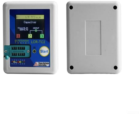 Tester per transistor LCR-TC2, tester per componenti elettronici, display grafico, resistore diodo triodo MOS SCR ESR misuratore induttore