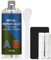 80 g Colla per metallo extra forte, metallo liquido resistente al calore, bicomponente per metalli per riparare fessure e crepe sulla superficie di acciaio inossidabile, legno, ceramica ecc.