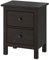 Generisch HEMNES Kommode mit 2 Schubladen, 54x66 cm, schwarz-braun