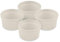 Tower BO875004CRM Barbary & Oak Foundry Ceramic Ramekins, Set of 4 in Camembert Cream