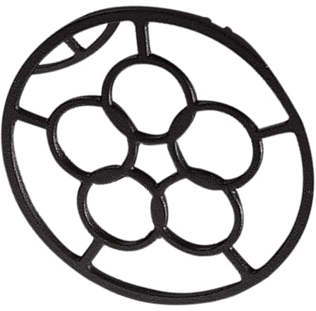 COLLBATH Rutschfester Wok-ring für Gasherd Topfträger aus Gusseisen Stabiler Ständer für Runde Woks Universeller Gaskocher Aufsatz Kochzubehör für Gasherd und Campingkocher