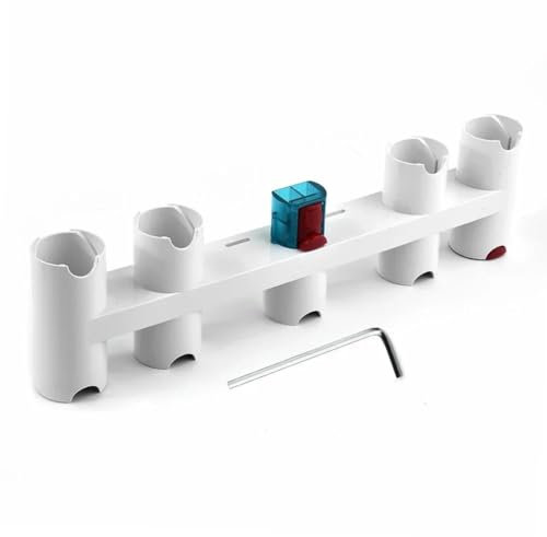 AFCAHEH 9 Trous for Support de Rangement Dyson Blanc for Accessoires d'aspirateur Domestique Dyson V11/V12/V15 Dok K9