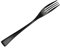 ABOOFAN Tenedor De Acero Inoxidable Diseño Minimalista Negro Ideal Para Servir y Comer