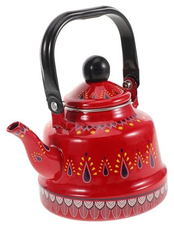 GRADENEVE Enamel Kettle Stove Top Kettle Vintage Enamel Tea Pot for Kitchen Use Gas Stove