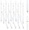 HaiFafafaing 15 White Charcoal Pencils for Drawing & Sketching 18cm Artist Sketch Pencils Set, Sketching Shading Blending Tools for Beginners/Artists