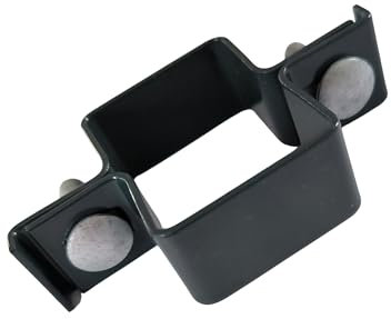 Zaunschelle Mittelschelle 40x60mm Pfostenschelle für Zaunpfosten Befestigung Gittermattenzaun Schelle anthrazit