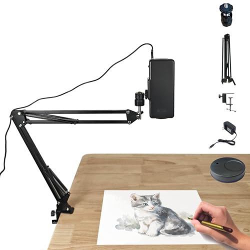 Drawing Projector, Art Projector Lamp for Tracing, Portable Projectors for Drawing, Smart Sketcher Projectors for Kids Adults, Draw Tracing Board DIY Sketch Painting Table Desk Tools, Projection Plot