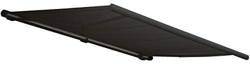 Mendler Elektrische Kassettenmarkise T124, Markise Vollkassette 5x3m - Polyester anthrazit, Rahmen anthrazit