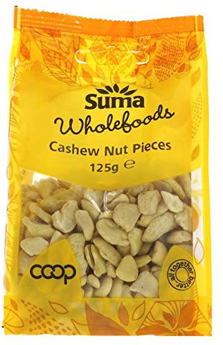Suma Cashew - Large Pieces 125g (Pack of 6)