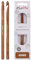 KnitPro KP31250 Ginger: Crochet Hook: 15cm x 8.00mm, Holz, Braun, 15cm x 8mm