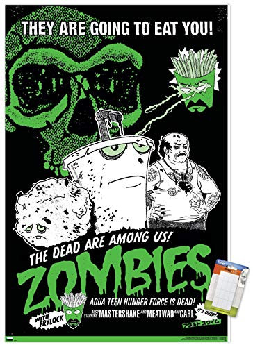 Aqua Teen Hunger Force – Zombies Wandposter