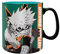 Abystyle Z110215 My Hero Academia Tasse Izuku und Bakugo, Schwarz/Rot/Türkis, 460 ml Fassungsvermögen