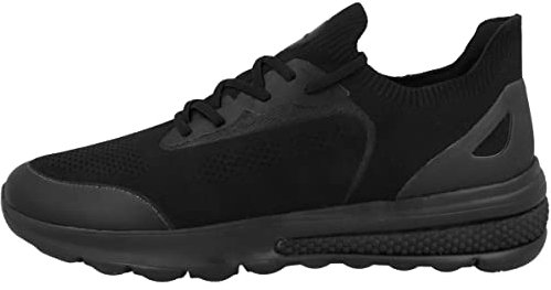 Geox U Spherica Actif U35baa, Zapatillas Hombre, Negro, 42 EU Ancho