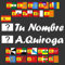 Vinilin - Kit 2 Pegatinas Vinilo Bandera España/Autonomica + Tu Nombre Texto Personalizado, Bandera Nombre o Texto y Color Personalizables, Bici, Casco, Pala De Padel, Monopatin, Coche, Moto, etc.