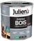 Julien Peinture Bois Microporeux Extérieur Satin - Portes, fenêtres, portails, mobilier de jardin - Gris Argent 2,5 L