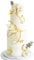 1 Set Cross Cake Topper Acrylic Mirror Baptism Cake Decoration Gold Dove God Bless for Baptism Party Birthday Wedding DIY Cake Supplies