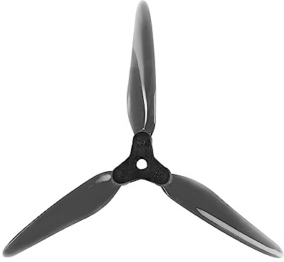 Zixmix Blade Propeller 2 Paar/passend for DALPROP Fold 6 F6 6 6 Zoll Faltbarer 3-Blatt PC Faltpropeller/passend for FPV Freestyle 6 Zoll LR6 Long Range Drohnen DIY Teile,Quick Release Propelle