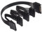 SinLoon 15 Pin SATA Power Splitter Adapter Cable - 1 to 3 SATA Serial Cord for HDD, SSD, Optical Drives (1Male to 4 Female)