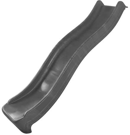 AXI Sky220 Toboggan à Eau en Gris - 220 cm | Élément complémentaire pour Aire de Jeux/Maison de Jeu Enfant | Toboggan pour Hauteur de Estrade 120 cm