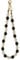 Wondora Beaded Wrist Strap, Pearl Charm for iPhone/Samsung/Any Mobile Phone/Keys, Accessories for Backpack, Camera, Purse (Black)
